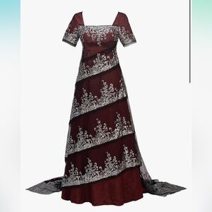 Rose Titanic Dress Costume for Halloween, size small